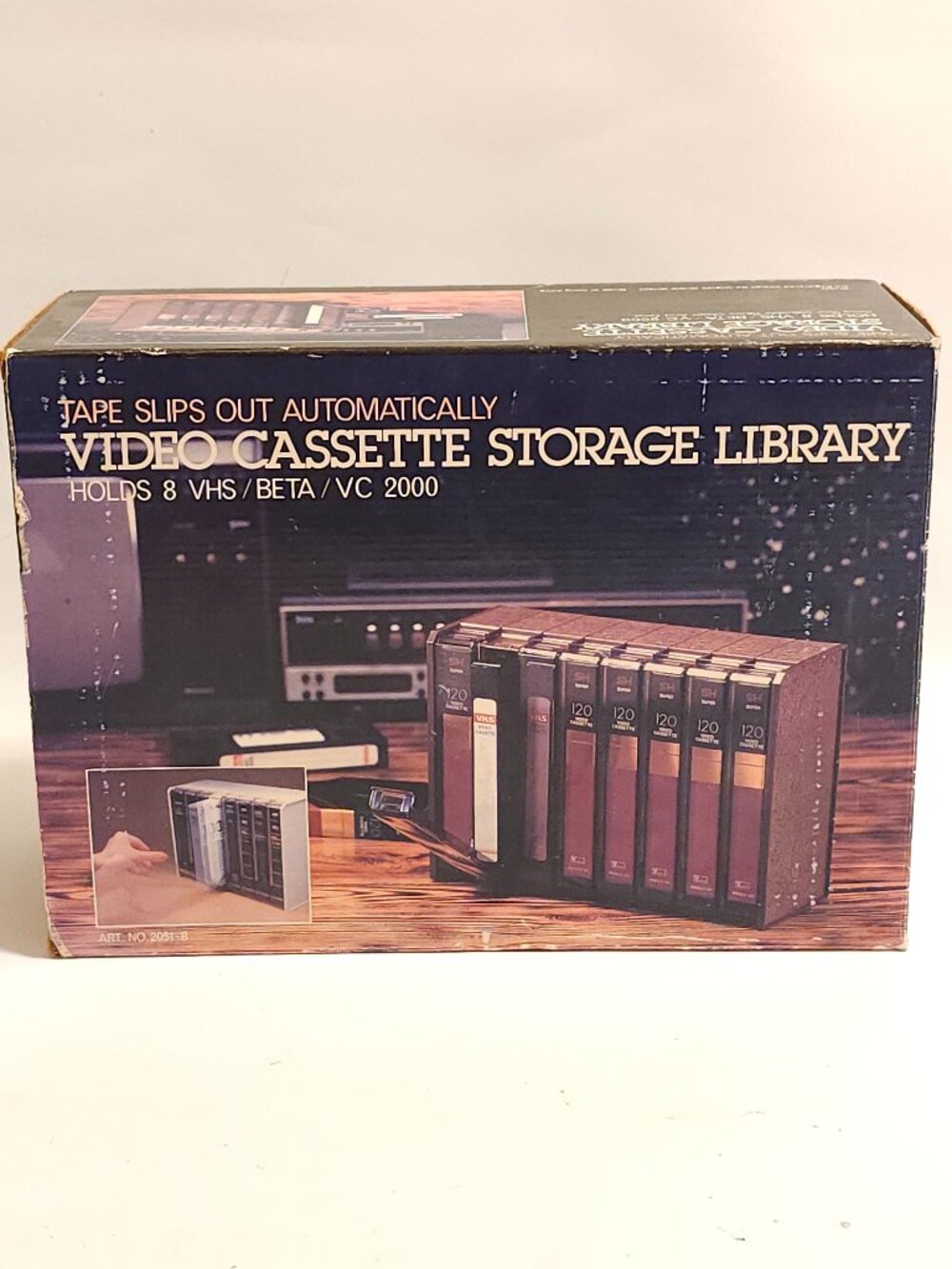 Regal Greetings and Gifts Vintage 1982 Regal Video Cassette Storage Library